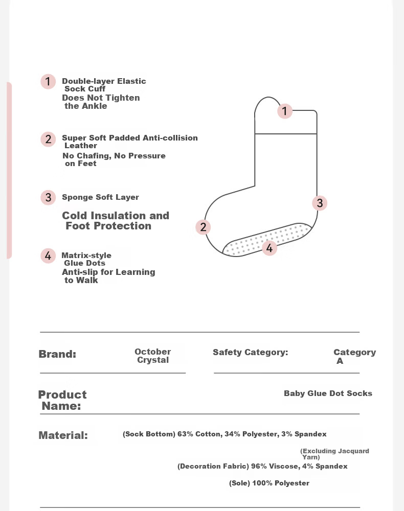Shiyuejiejing Baby Shoes And Socks, Summer Toddler Walking Shoes And Socks, Non-Slip Floor Socks for Boys And Girls, All Seasons Socks for Infants 4
