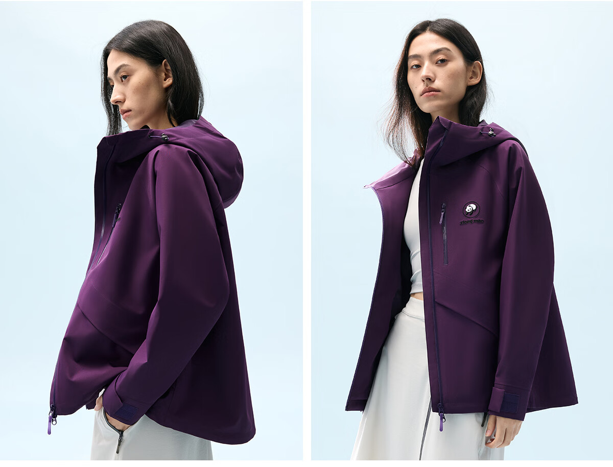 Panda Liu Yifei Edition [Rain Shell 2.0] Single-Layer Waterproof Windproof Durable Mountaineering Jacket Unisex 058 28