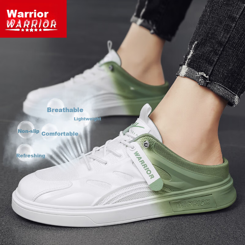 Huili Men's Sandals, 2026 Summer New Style, Men's Water-Friendly Half Slippers, Lightweight Breathable Odor-Resistant Shoes, Beige, Size 40