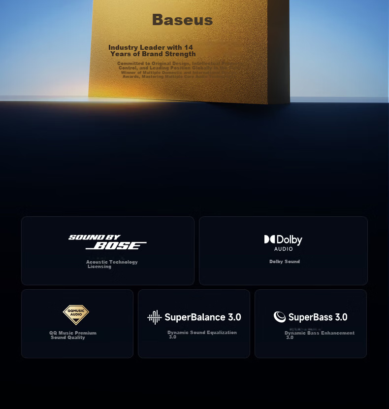BASEUS Inspire XP1 In-Ear True Wireless Bluetooth Earphones Noise Cancelling Compatible with Apple Huawei OPPO Phones Sound by Bose Acoustic Architecture 5