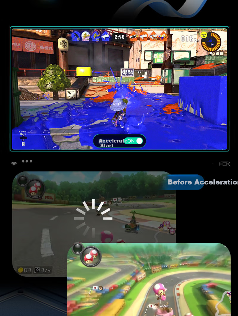 NetEase UU Accelerator Box Wi-Fi 6 Edition [Annual Plan] NetEase UU Accelerator for PS4/PS5/Switch 2/XSX/Steam Deck Acceleration 6