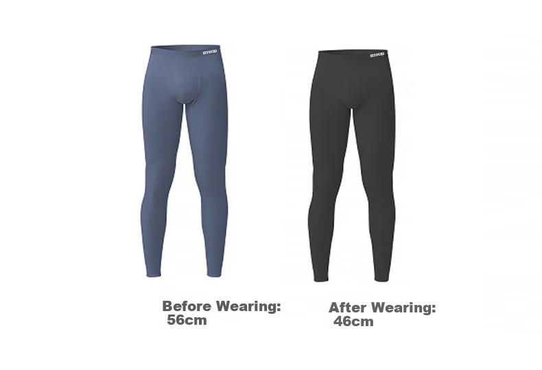 Ziyouxi Men's Seamless Slim-Fit Thermal Underwear Long Johns, Antibacterial And Anti-Mite, Autumn And Winter Inner Wear, Lightweight And Warm Men's Thermal Pants 10