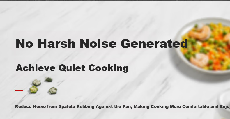 SUPOR Silicone Spatula, Food-Grade Heat-Resistant Non-Stick Cooking Utensil for Wok And Frying Pa 12