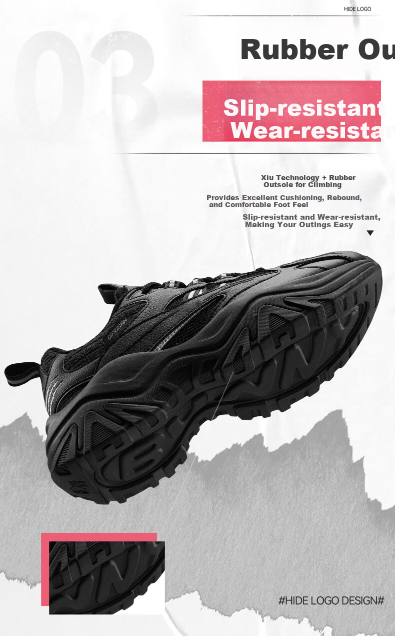 QIAODAN Women's Sports Cotton Shoes Casual Hard Candy Dad Shoes Leather Fleece Warm Running Shoes 4