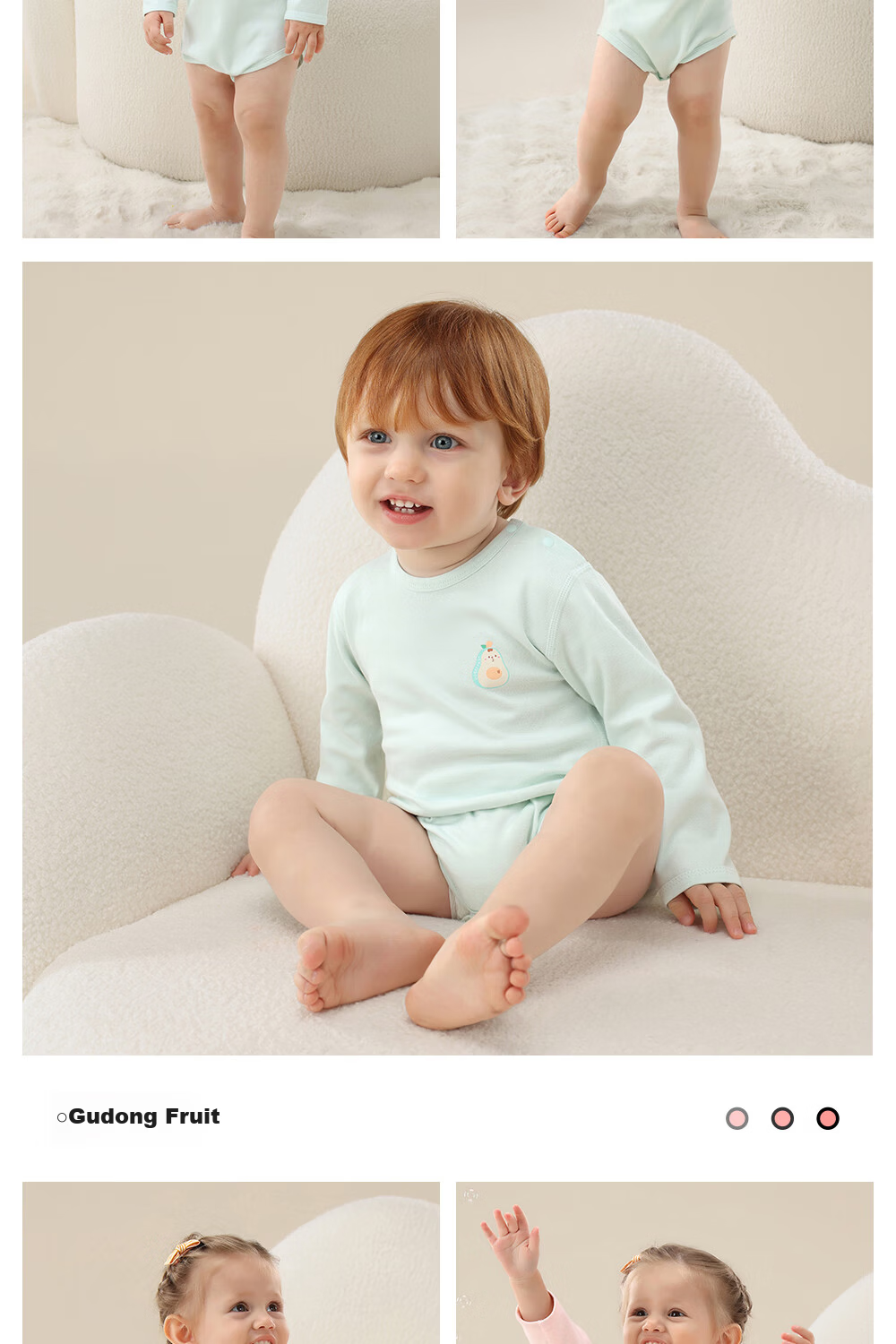 Betis Baby Clothes Skin-Friendly New Autumn Pure Cotton Infant Long Sleeve Bodysuit Warm Baby Romper Pajamas 22