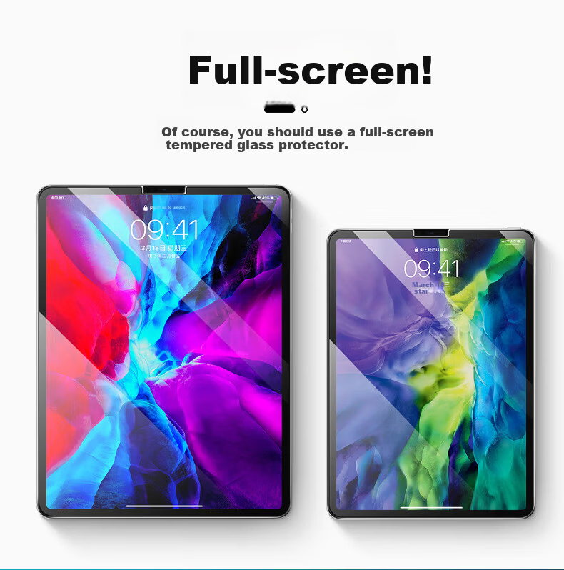 ALittleFlower [Hot Sale 1M+ AR Anti-Glare] Tempered Glass Screen Protector for iPad Air 5 / Pro 2022 / Air 4 10.9-inch / 11-inch 2021/2020/2018 Apple with Installation Tool 9