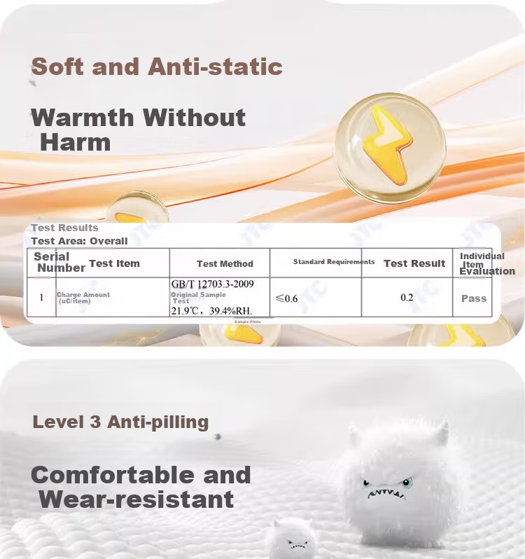 Ciciibear Boys' Anti-Static, Anti-Pilling, Antibacterial Thermal Wool Sweater, Warm Lambswool Crew Neck Kids' Base Layer 1