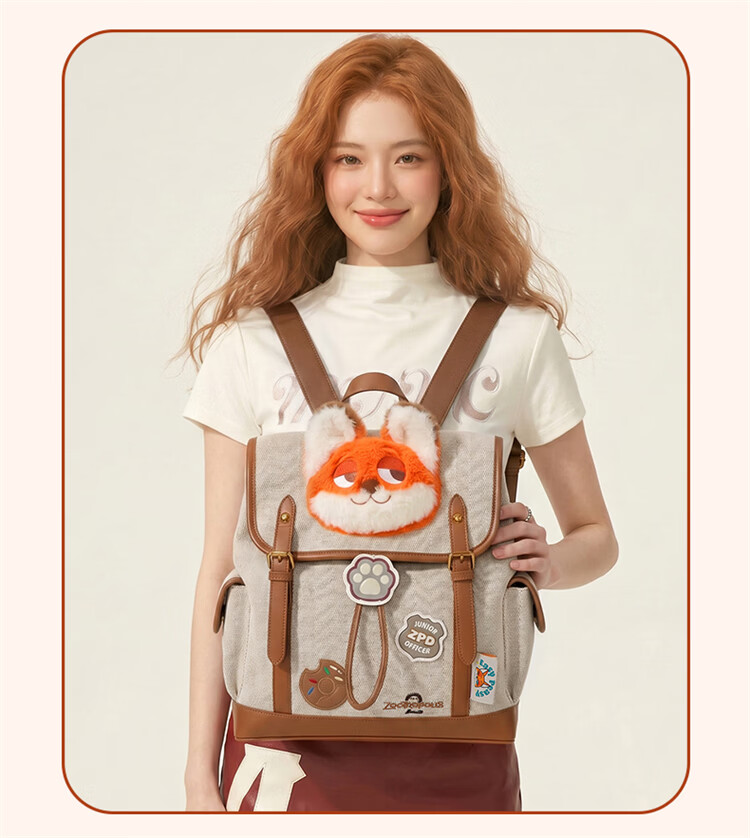Disney Zootopia Large Capacity Women's Backpack Gift Box Birthday Present for Girls 11