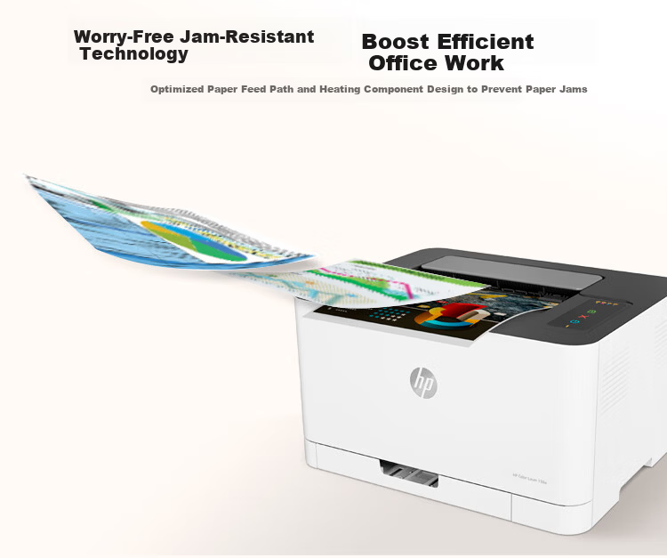 HP 4303dw Color Laser Multifunction Printer All-in-One Red Header Document Print Copy Scan Duplex Network Home Use (4 Toner Cartridges) 6