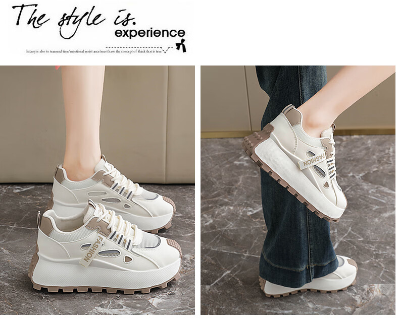 Cartelo Crocodile Women's Casual Shoes Platform Sneakers Thick-soled Lightweight Sports Shoes 1691 Mika Size 37 16