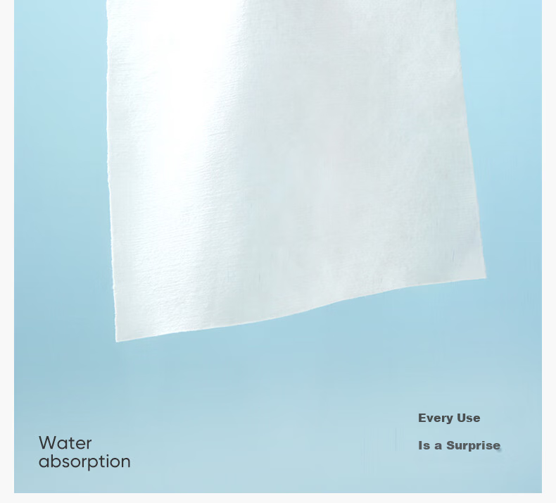 Jieyu [Wu Huang Cat Collaboration] Cotton Soft Towel 60 Sheets 20*20cm Pure Cotton Dual-Use Disposable Face Towel 1 Pack 9