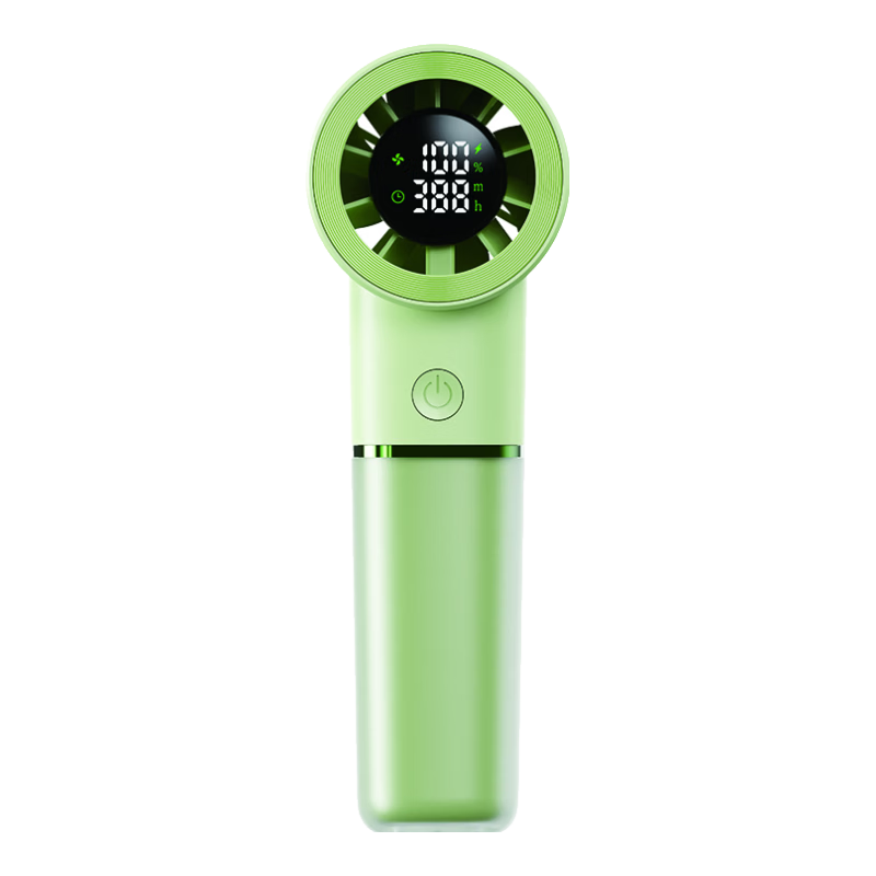 Olivon Handheld Mini Fan Desktop Bed Cooling USB Rechargeable Portable Small Personal Circulating Air Conditioner Silent Office Student Dormitory Powerful 100-Speed Ultra-Long Battery Life