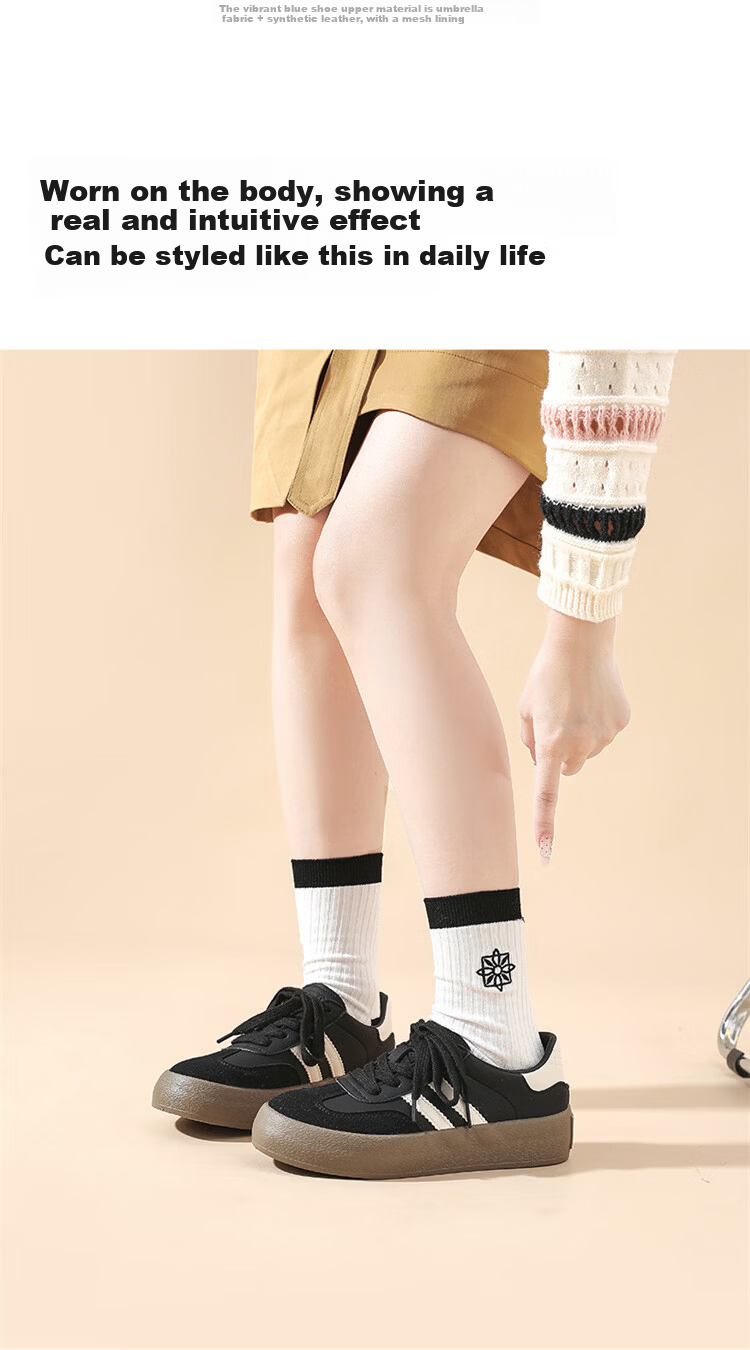 Semir De Xun Shoes, 2026 New Casual Shoes, Fashionable Classic Sneakers for Women, SFYM233655, Black, Size 35 6