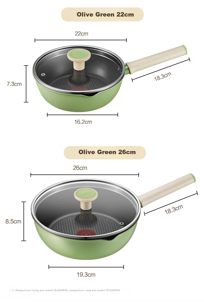 SUPOR 28cm Lightweight Red Dot Non-Stick Frying Pan Multi-Functional Flat Bottom Skillet EJ28QLP01 21