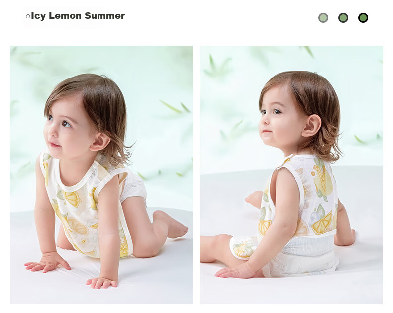 Betis Baby Belly Protector Summer Infant Bellyband Newborn Vest Gauze Clothes Cold Prevention Device 23