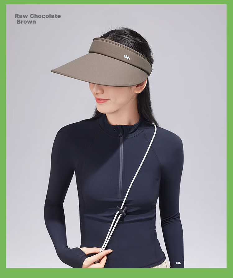 Beneunder Women's Sun Hat Open Top Sunshade Hat UV Protection Side Face Sunshade Fashion Wide Brim 24