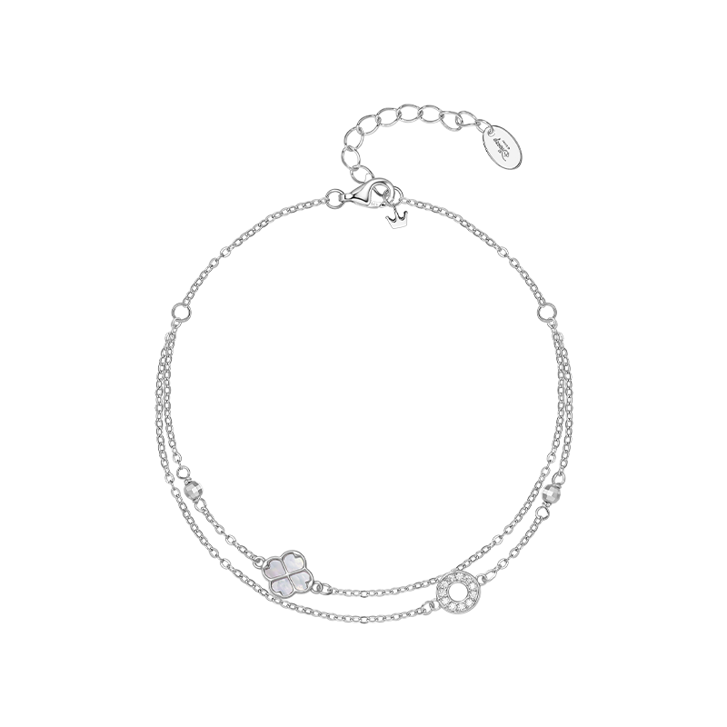 Disney Clover Bracelet for Women 2026 New Luxury Niche Design Gift for Girlfriend and Mom Valentine's Day