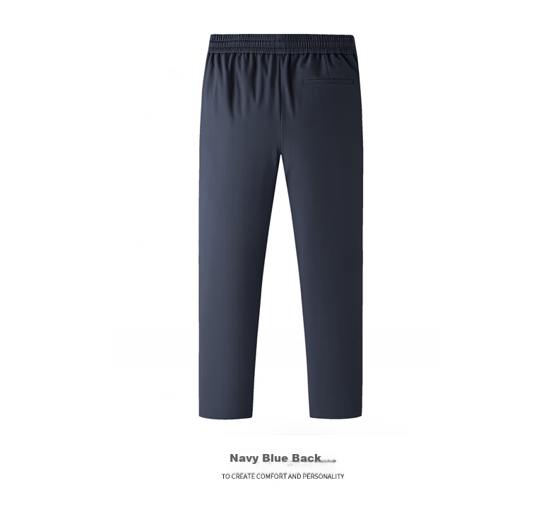 Yalu Men's Down Pants 2025 Winter Thickened Windproof Warm Straight-Leg Duck Down Pants Business Casual Cold-Resistant Trousers 8
