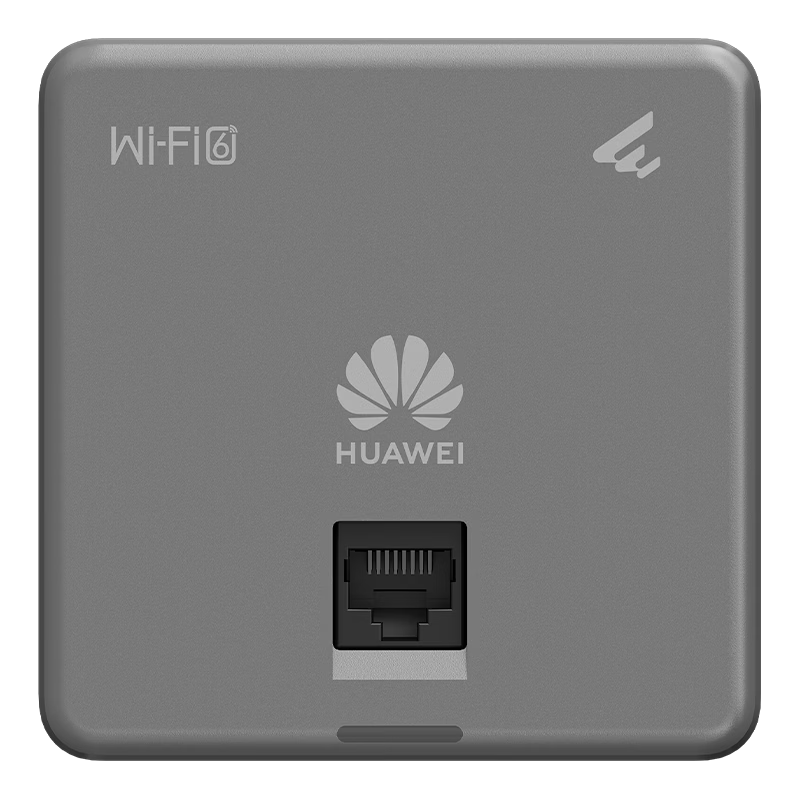 Huawei Kunling WiFi6 Wireless AP Panel AP160 Dual GE Ports 2+2 Dual-Band Gigabit 1800M 5G Enterprise-Level Smart Antenna Seamless Roaming Networking Tahiti Gray