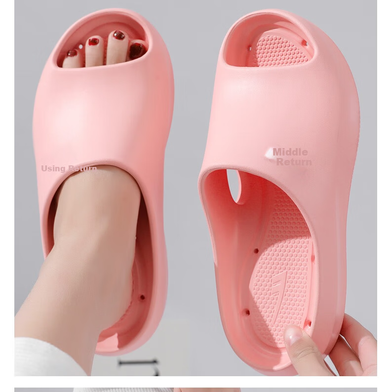 Warrior Professional Non-Slip Slippers Bathroom Outdoor Silent Lightweight Unisex Slippers HL0385 Green Size 38-39 21