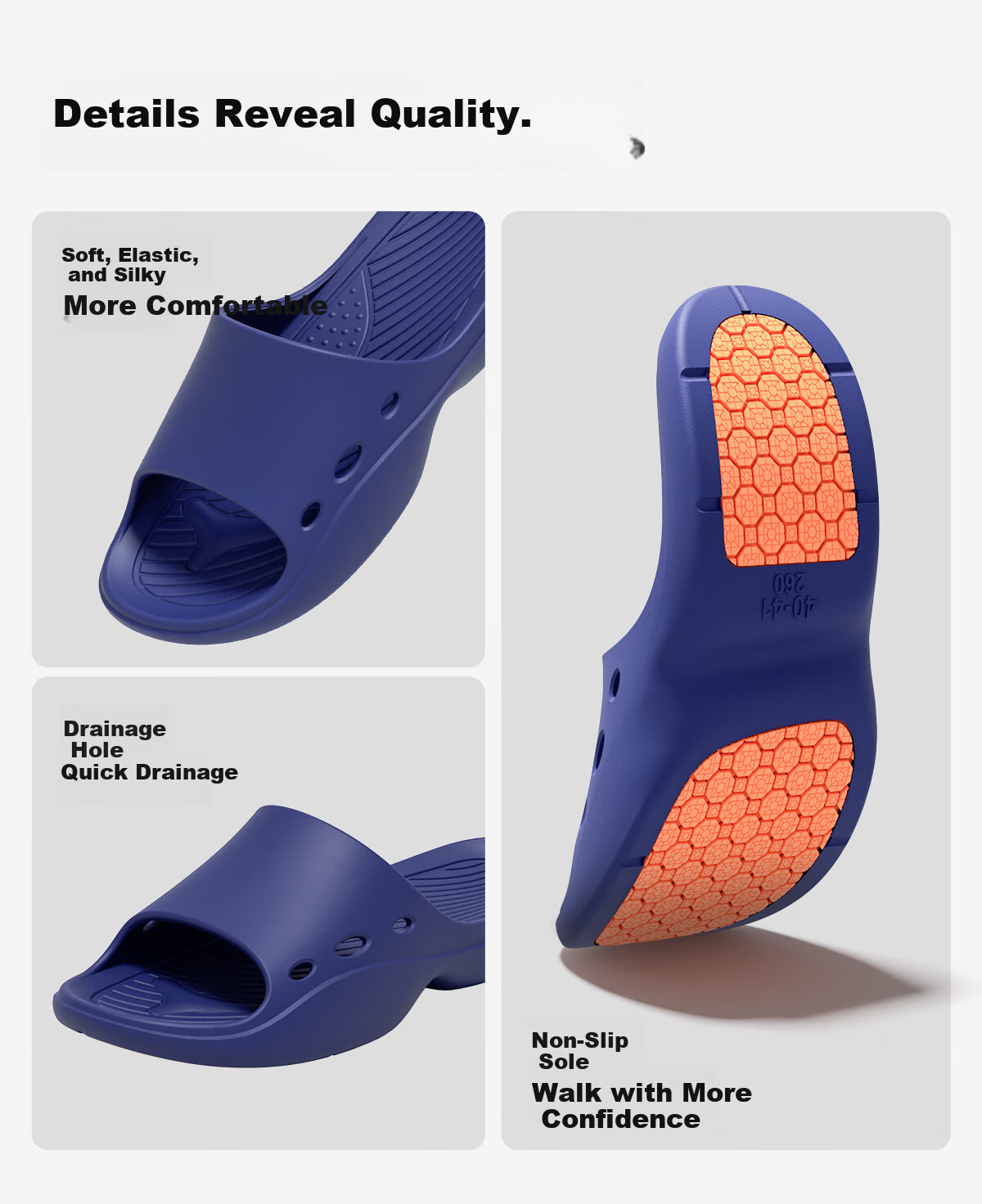 Aokang Men's Anti-Slip Bathroom Slippers Antibacterial Deodorant EVA Soft Sole Elderly Home Non-Slip Wear-Resistant Summer Sandals 11