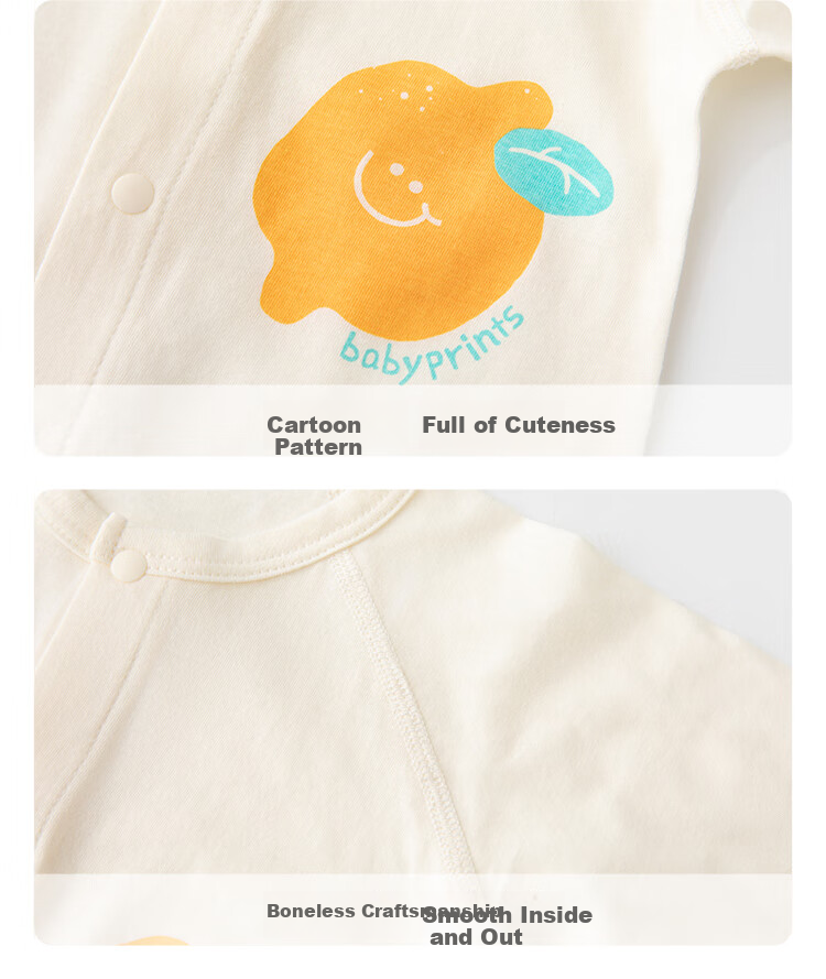 Babyprints Baby Romper 2-Pack Infant Cotton Long Sleeve All-Season Soft Homewear Green Size 80 7