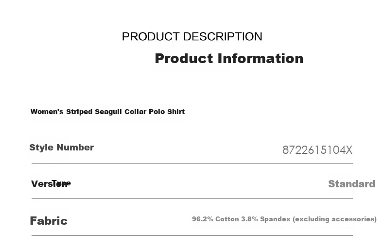 Biyinlefen [Cotton Elastic Bead Fabric] 2026 Spring Summer New Women's Casual Commuter Striped Seagull Collar Short Sleeve Polo Shirt 2