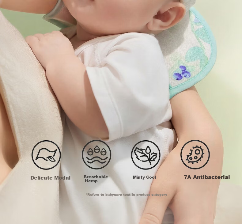 Babycare Cooling Arm Mat Baby Carrier Pad Infant Nursing Arm Cushion Breathable Arm Pillow Guava Green Grape 28*15cm 2