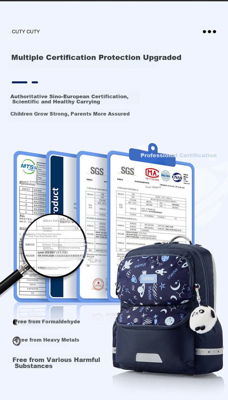 AMERICAN TOURISTER Girls' Antibacterial Lightweight Backpack for 5-6 Grade Elementary Students Large Capacity School Bag NG3*004 13