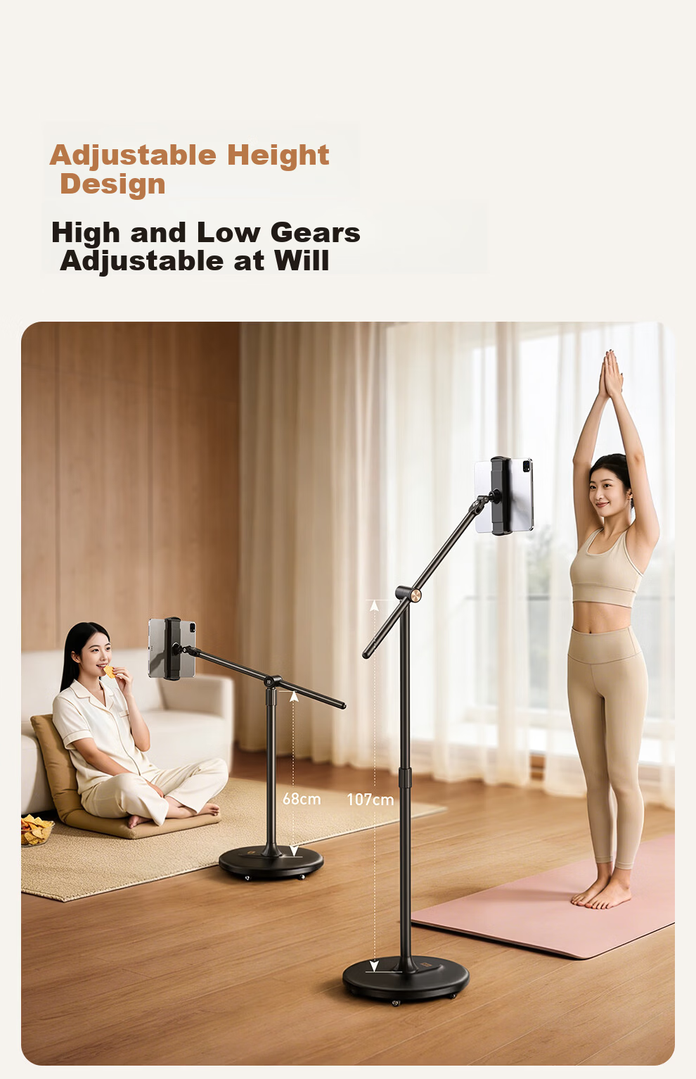 Xiaotian [Best Friend Alternative] Tablet Stand Floor Mobile Phone Holder iPad Support 2026 New Mobile Phone Floor Stand Lazy Bedside Watching Device 18