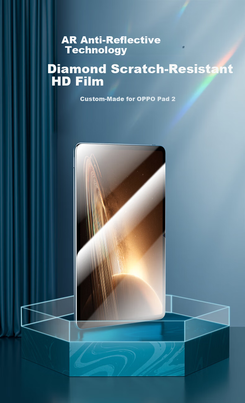 CangHua Tempered Glass Screen Protector for OPPO Pad Mini, 8.8-Inch, Compatible with 2026 Model, Full Coverage, HD Clear, Shatterproof Protective Film for Tablet, CM172 1