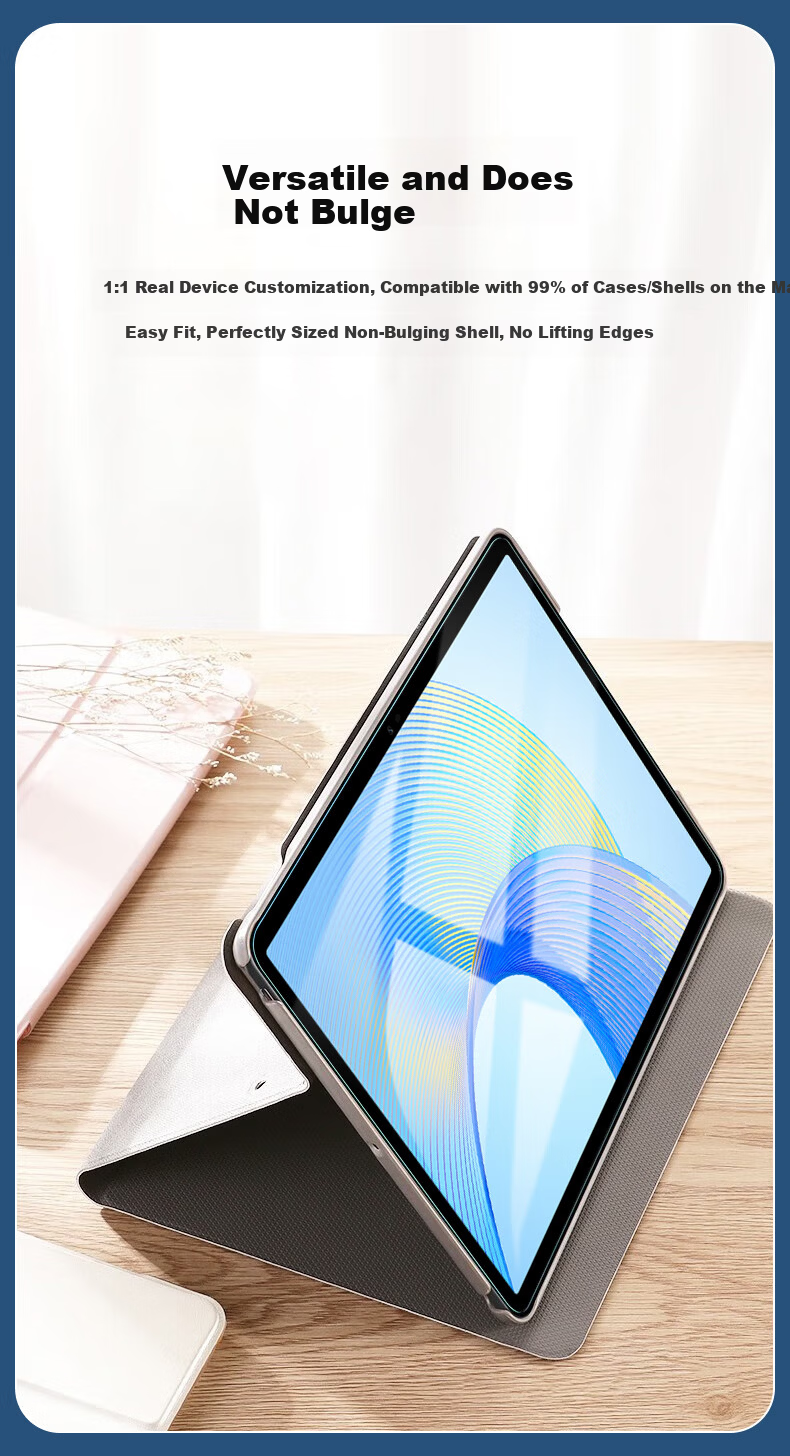 Coollefun Honor Magic Pad 3 Pro Tempered Glass Screen Protector 12.3 Inch Ultra-Thin HD Full Coverage Anti-Explosion Anti-Fingerprint Film for Honor Tablet 12
