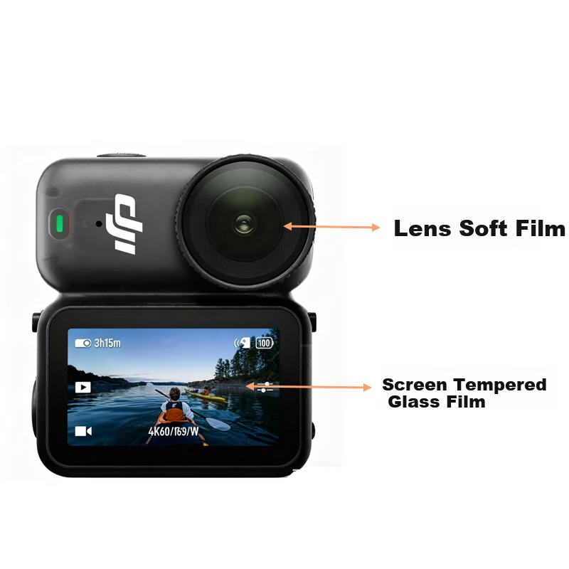 Qiye Protective Film Screen Protector AR Film Lens Film for DJI Osmo Nano Thumb Camera Accessories Nano Tempered Glass AR Film 5