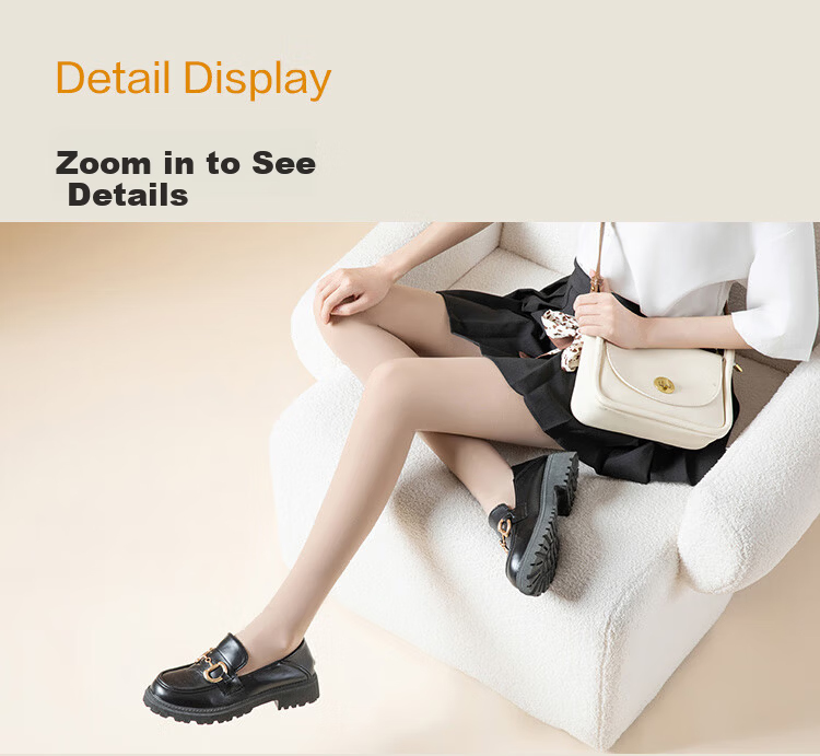 Oriental Fate Women's Autumn Winter Light Leg Socks Plush Thickened Warm Nude Tights 1 Pair 11