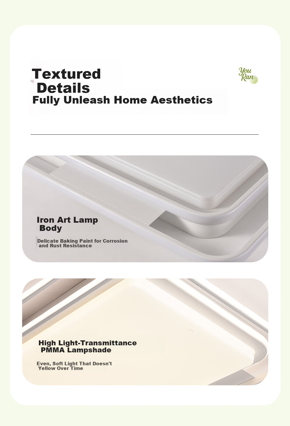 NVC Future Light Ceiling Lamp Living Room Main Light Full Spectrum Smart Eye Protection Lighting Bai Youran PRO with Installation Gift 20