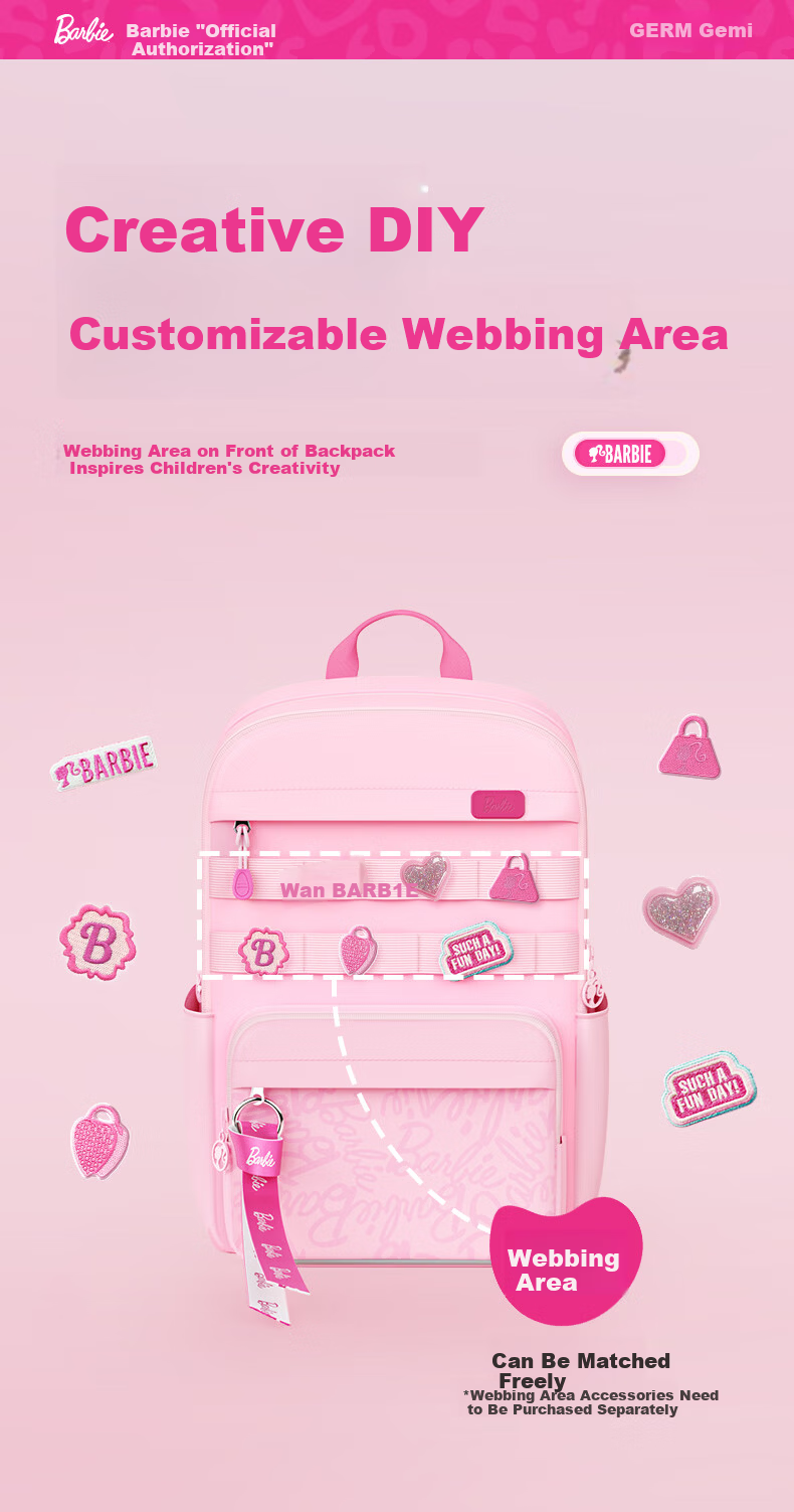 Germ Lightweight Large Capacity School Backpack for Elementary and Middle School Girls Grades 4-6 1