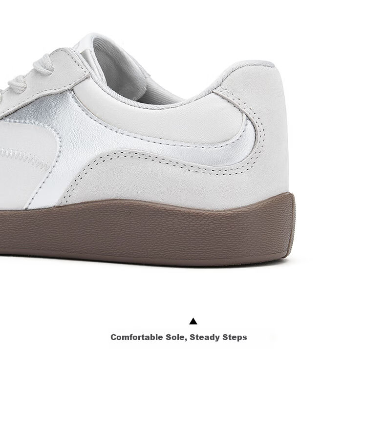 Hotwind Silver German Shepherd Shoes Women's 2026 Spring New Versatile Flat Casual Lightweight Soft Sole Shoes 11