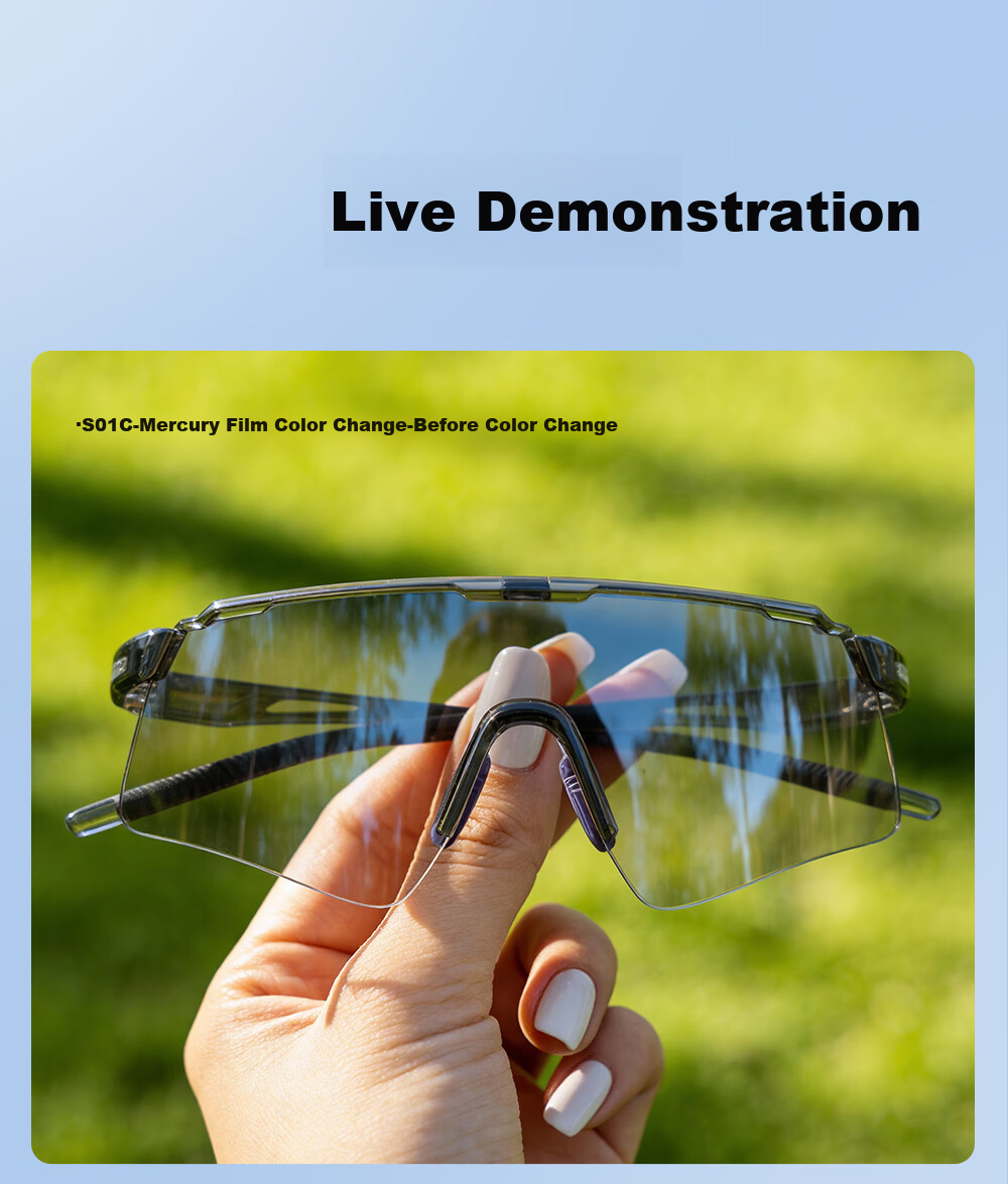 Kashiman Cycling Glasses Road Bike Sunglasses Men Women Day Night Windproof Photochromic Outdoor Running Sports Sunglasses 8