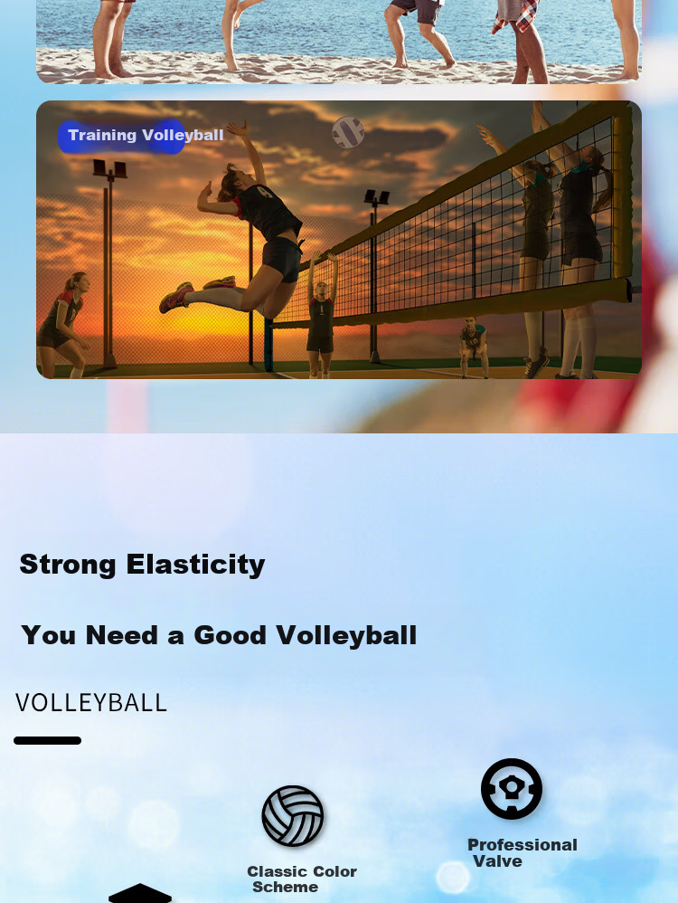 DHS FV512 Official Match Volleyball No.5 for Middle School Exam Training, Children and Students Unisex 3
