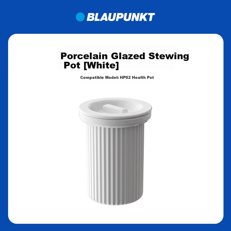 BLAUPUNKT Health Pot Compatible Stewing Jar (Fits BP-HP02) White Without Pot Body