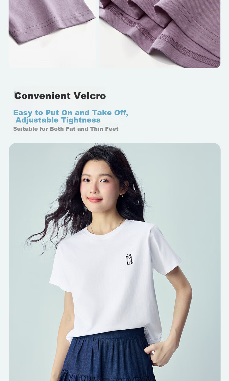 Giordano Women's Short Sleeve T-Shirt 2026 Summer New Pure Cotton Cute Cat Embroidery Crew Neck Top 13326316 8