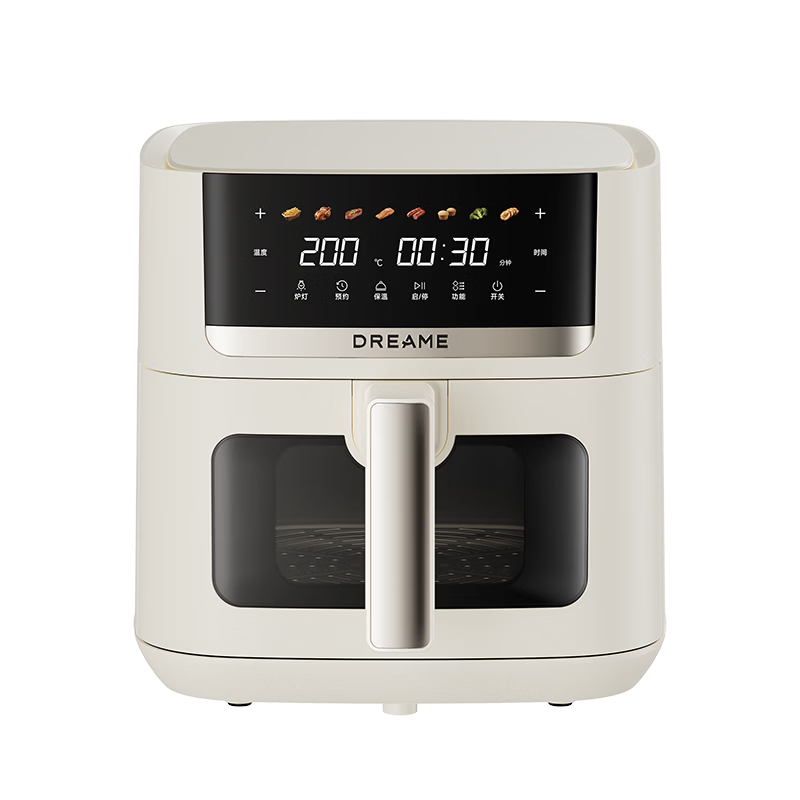 Dreame TL30 6L Air Fryer Steam Oven Combo White Household Oven No Flip 0 Fluorine Titanium Ceramic Full Metal Interior 2026 New Model