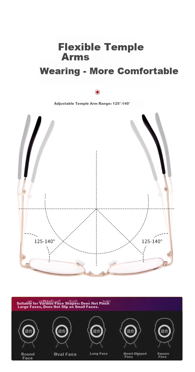 LESCA LUNETIER Premium Natural Crystal Reading Glasses Foldable Portable HD Presbyopia Glasses for Men and Women Authentic Back to School 6