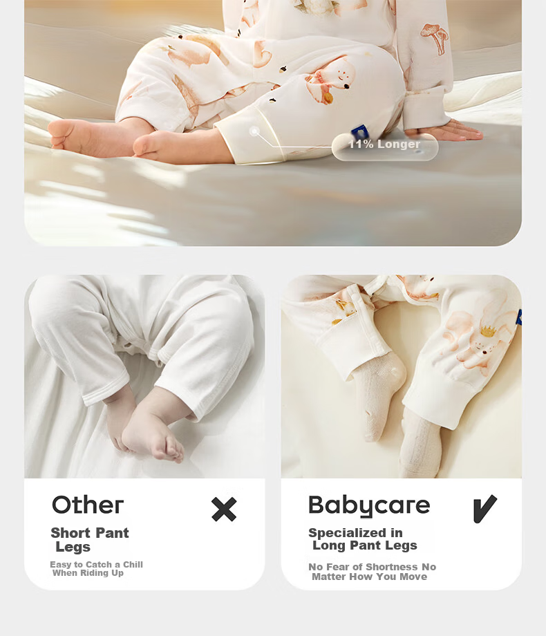 Babycare Camellia Onesie, Spring New Arrival Bodysuit, Newborn Romper, Baby Clothes, Whale Sound Sea, 73cm 8