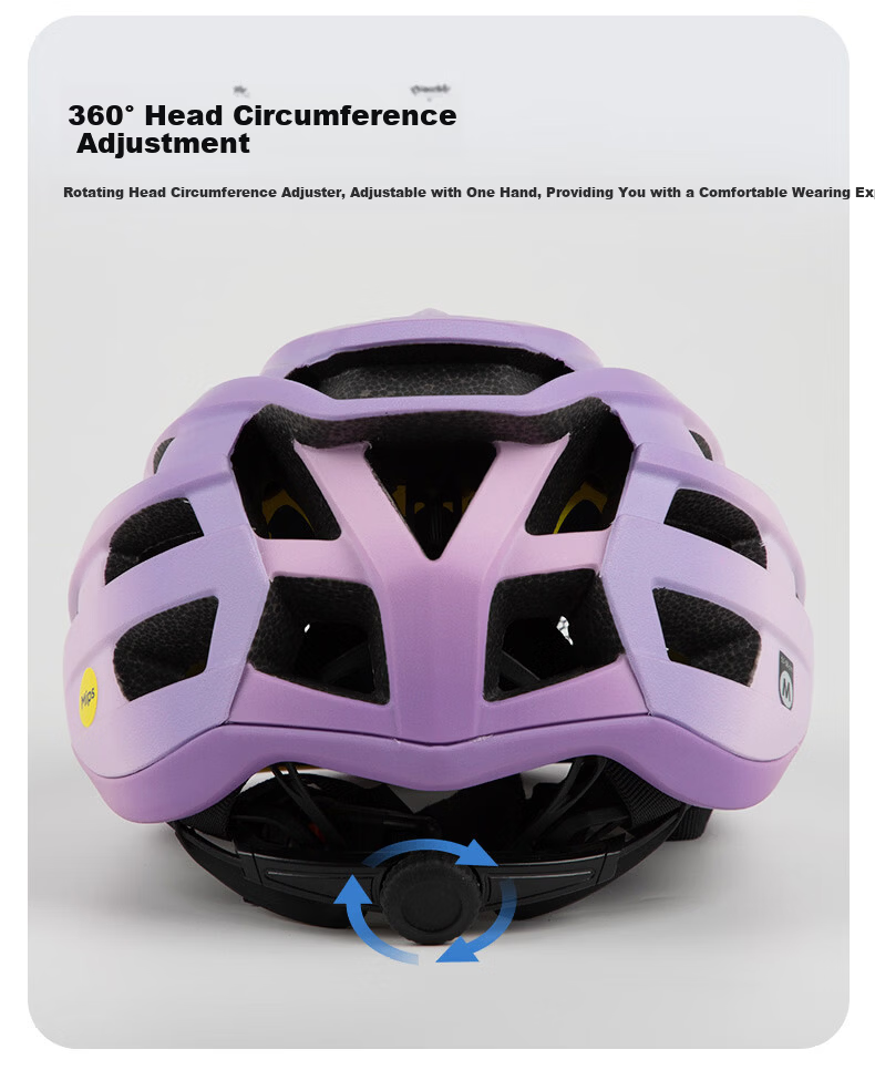 MOON MIPS Impact-Resistant Cycling Helmet Road Bike Aerodynamic Safety Cap Unisex Sports Gear Commuting Black M 9