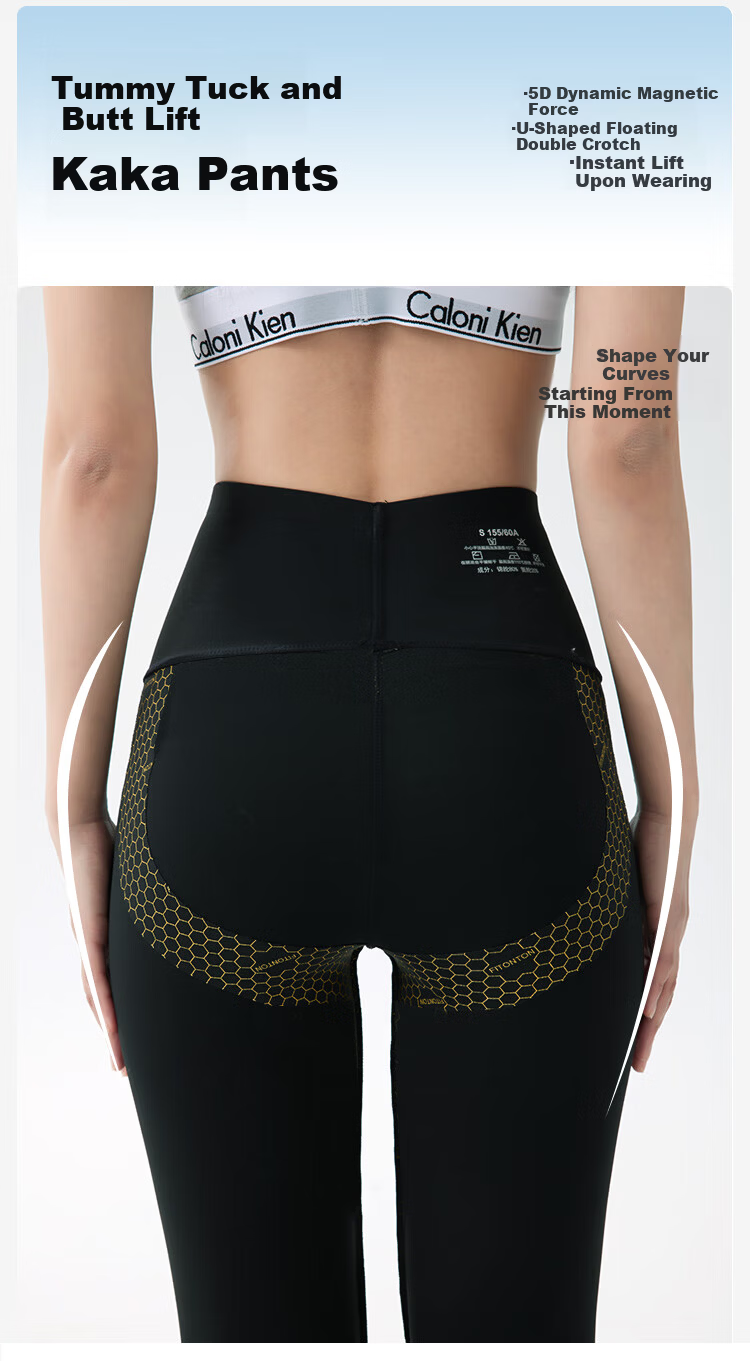 FitonTon Women's Summer Thin Ice Silk High-Waist Shaping Sharkskin Cycling Shorts Five-Point Yoga Leggings 1