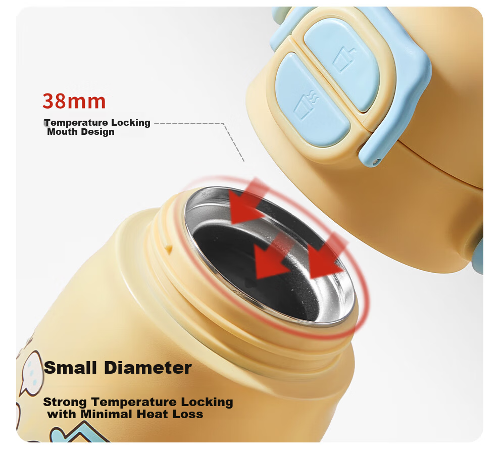 Lock&Lock Kids School Water Bottle Insulated Cup 500ml for Boys and Girls Ages 6-12 2