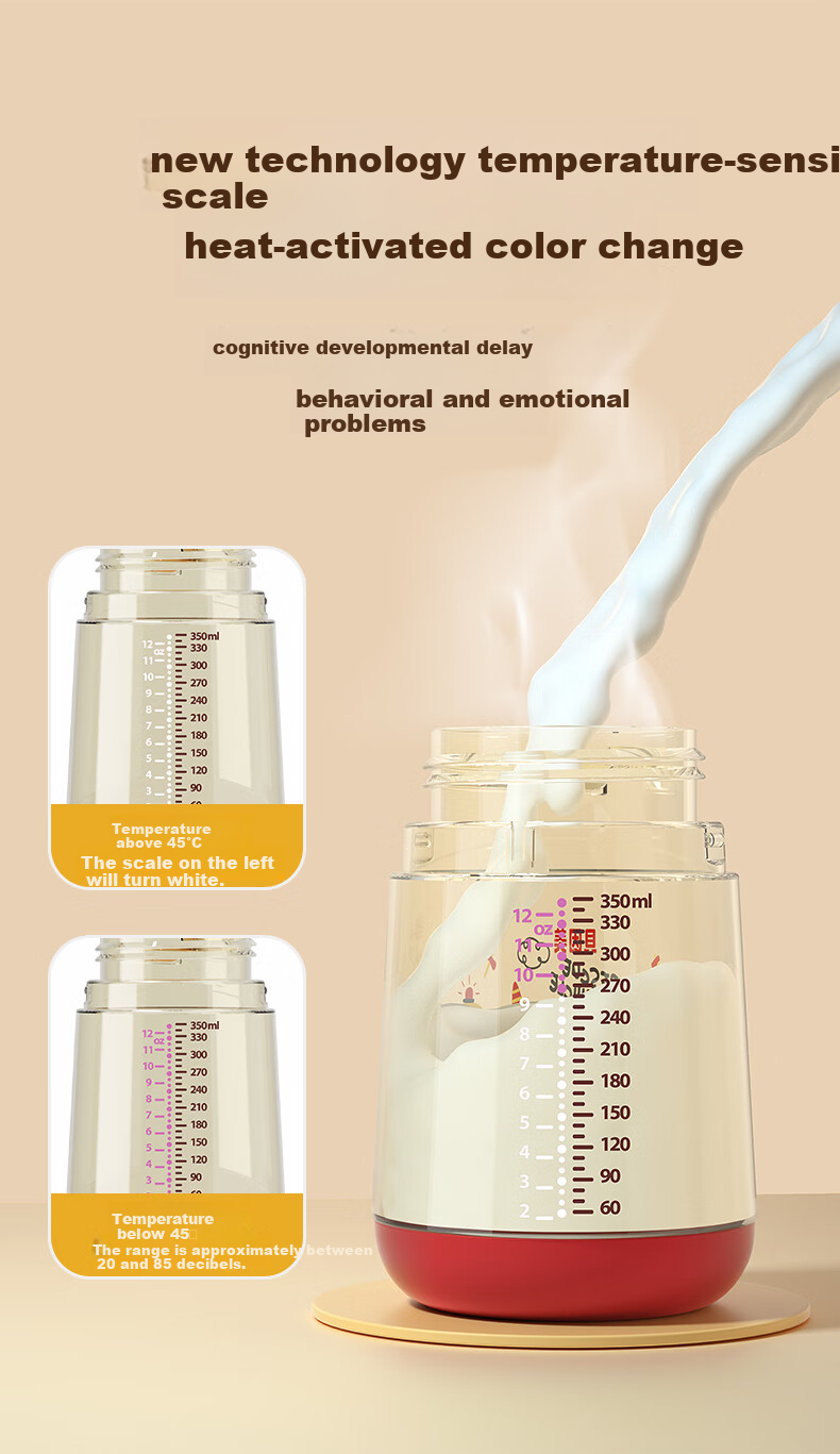 Beingmate Baby Training Cup Children's Milk Cup PPSU Direct Drinking Bottle with Scale Straw Water Cup for 1-3 Years Old 6