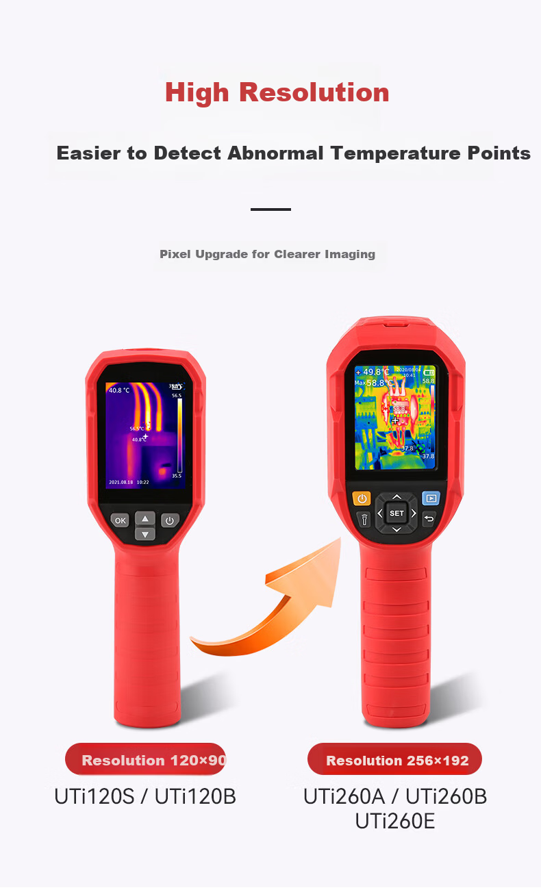 UNI-T UTi165B+ Infrared Thermal Imaging Camera Night Vision Device High-Definition Thermal Imager Temperature Measurement Underfloor Heating Water Leak Power Detection Instrument 1