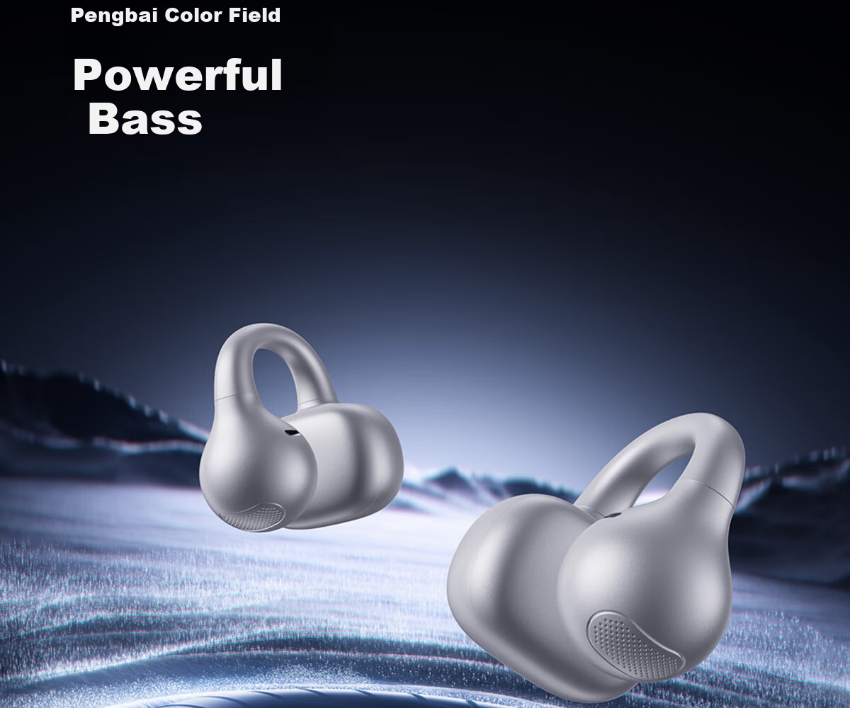 Edifier Halo Clip Clip-On Trendy Bluetooth Earphones Cyber Abyss Lighting Bluetooth 6.1 35H Long Battery Life Compatible with Apple Huawei Xiaomi Phantom Silver 18
